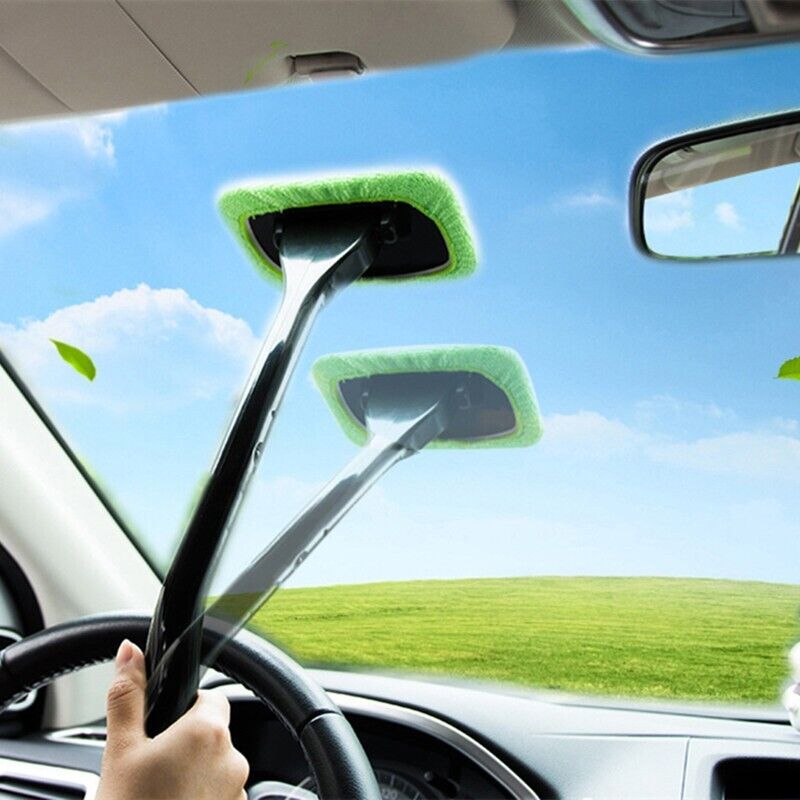 New car glass Window Cleaner Brush Kit Windshield Cleaning Wash Tool Inside Auto