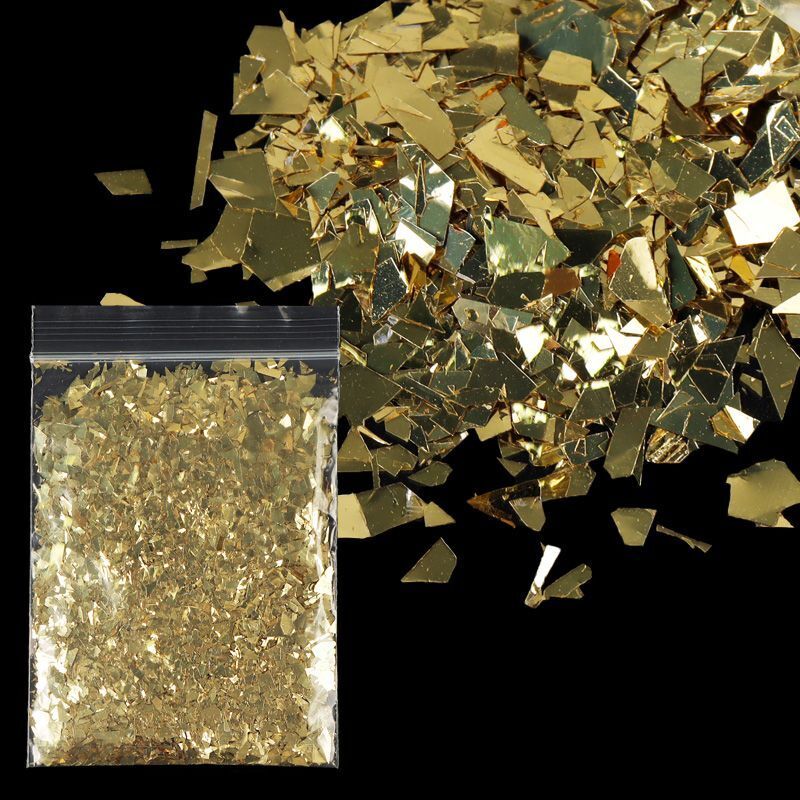Nail Art Decor 10g Holographic Irregular Sequins Glitter Sparkly Colorful Flakes