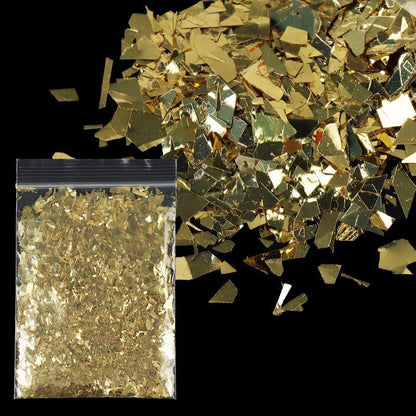 Nail Art Decor 10g Holographic Irregular Sequins Glitter Sparkly Colorful Flakes