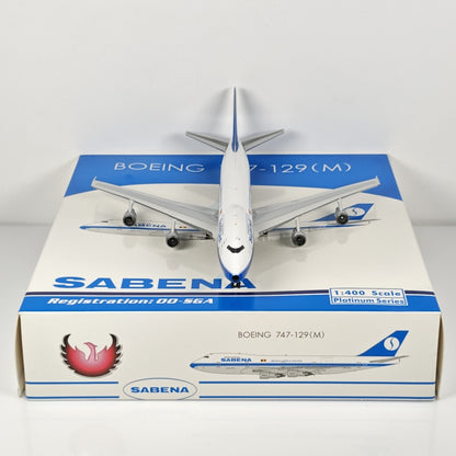 1:400 Phoenix Sabena Boeing 747-100 OO-SGA Airplane Diecast Aircraft Plane Model