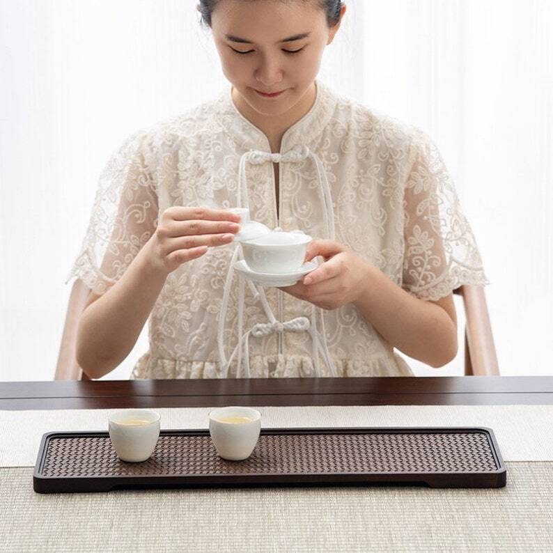 Chinese Bamboo Tea Tray|Serving Trays|Tea Accessories