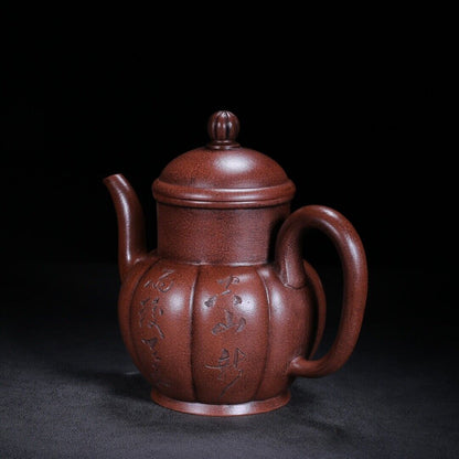 Chinese Yixing Zisha Clay Handmade Exquisite Teapot （酒壶 底款：福记）