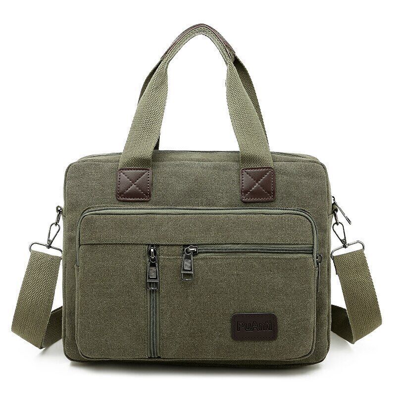 Canvas Men's Handbag Shoulder Bag Travel Crossbody Bag Travel Bag Tote
