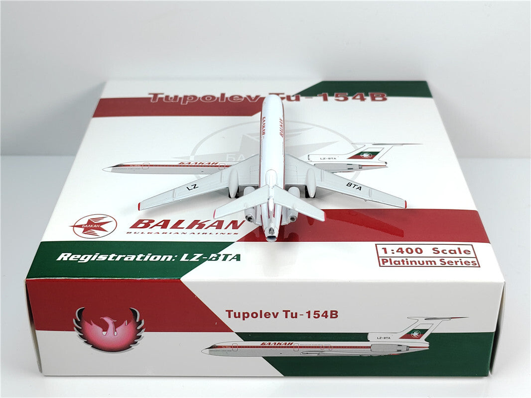 1:400 Phoenix BALHAN Tupolev TU-154B Airplane Diecast Aircraft Plane Model