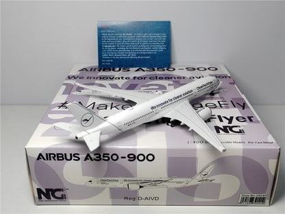 1:400 NG Model Lufthansa AIRBUS A350-900 Passenger Airplane Diecast Plane Model