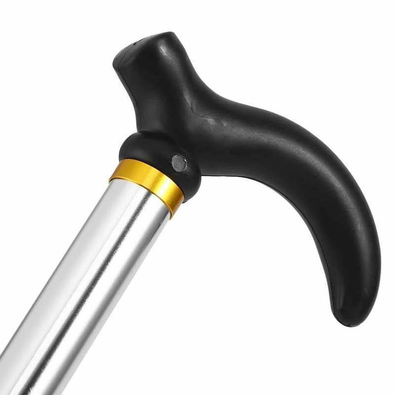 Walking Stick 6 Section Retractable Telescopic Trekking Hiking Poles Camping 1PC