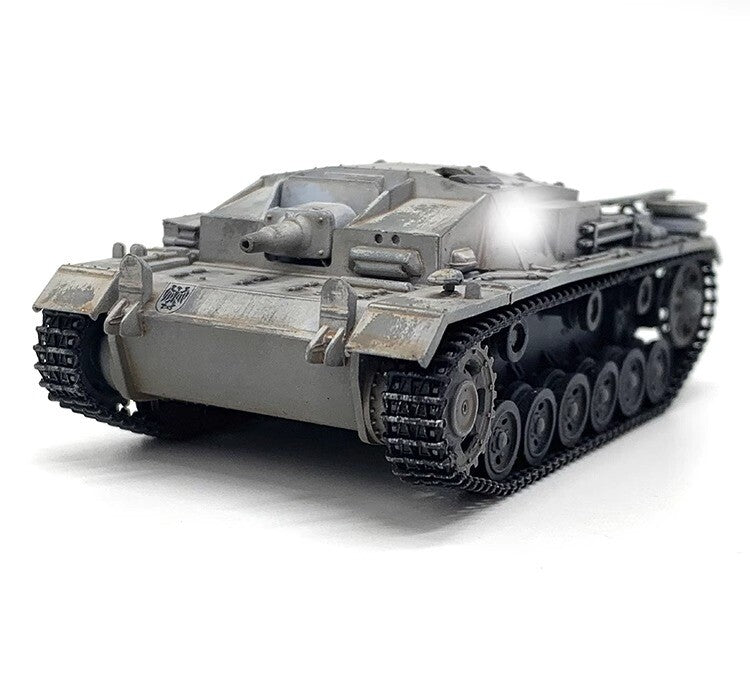 ARTISAN 1/72 III Assault Cannon World Of Tanks Snow Painted Ornament Model