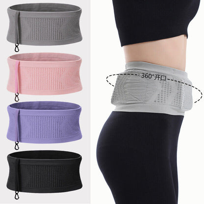Unisex Sports Fanny Pack Waist Money Belt Pack Running Waist Bag Breathable