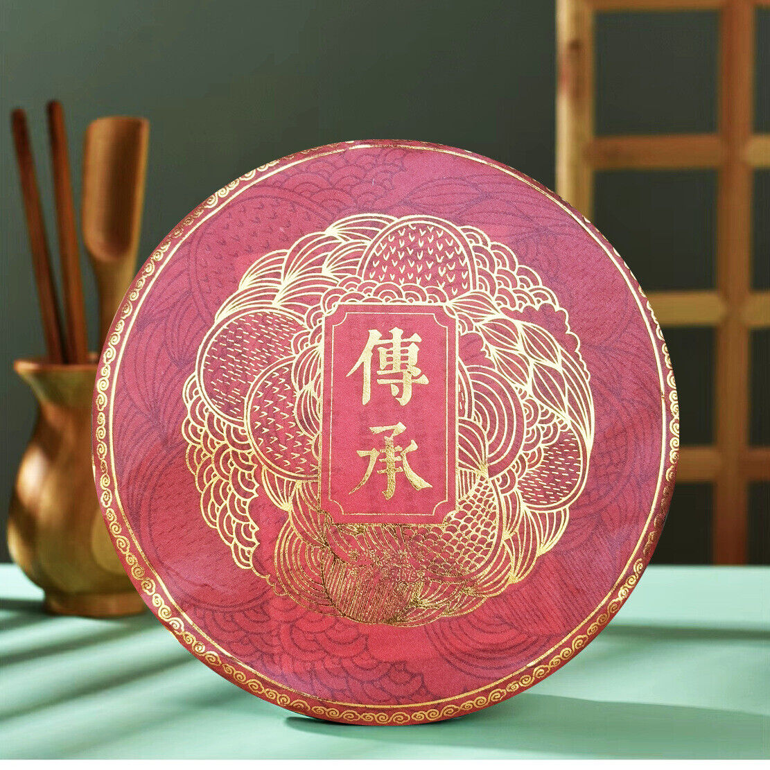 Heirloom Ripe Tea Brown Mountain Ripe Tea 357g Pu'er Tea Ripe Tea