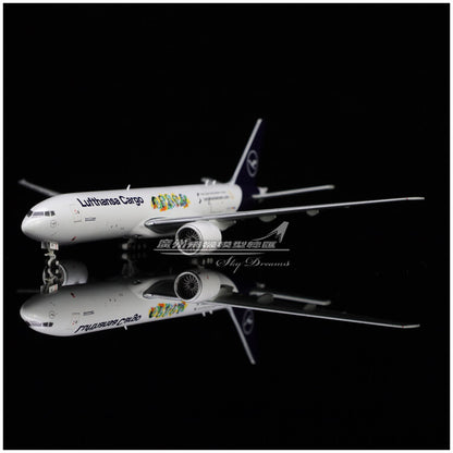 1:400 JC Wings Lufthansa Cargo Plane B777F Diecast Aircraft Model