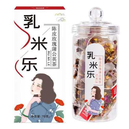Orange Peel Rose Dandelion Tea Bags,Jasmine Red Date Floral Tea 70g (20bags)