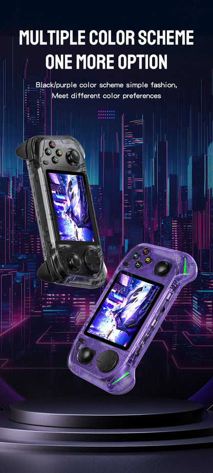RX6H Handheld Game Console with 64G-128G, Open Source Linux System 3.5 inch