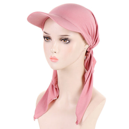 Women's Hats Muslim Hijab Baseball Cap Turban Hat Headscarf Sun Hats Scarf Caps~