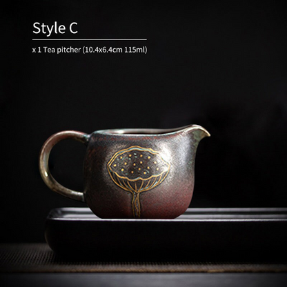 Lotus Ceramic Tea Pitchers Creative Fair Cup 115ml