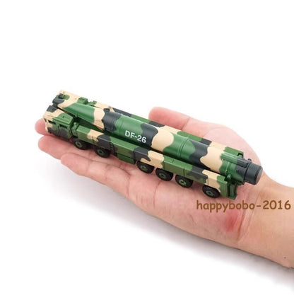 1/100 Scale Chinese DF-26 Nuclear Missile Launcher Tricolor Camouflage Model