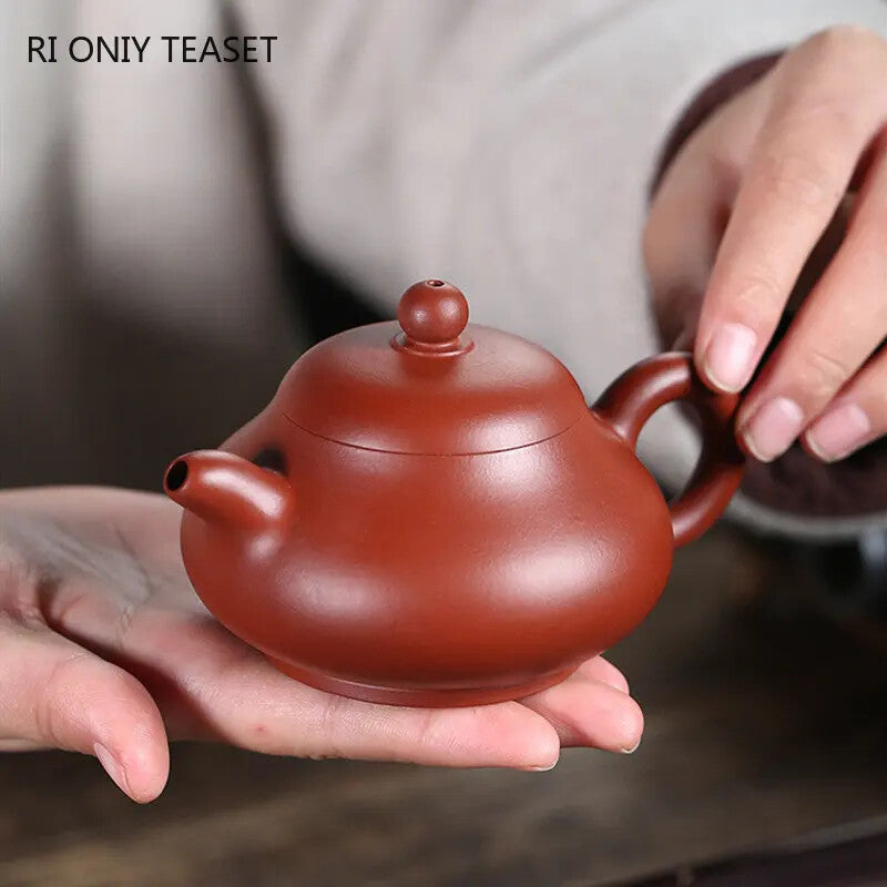 150ml Chinese Yixing Purple Clay Teapots Raw Ore Dahongpao Handmade Tea Pot