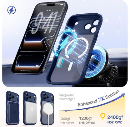 For Iphone 17 Pro Max Case for Women Girls,【Compatible with Magsafe】,【Camera Con