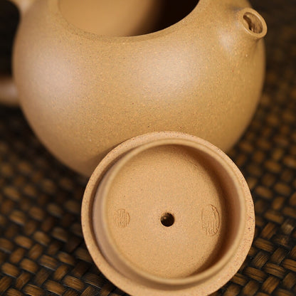 130ml Handmade Tea Pot 7 Infuser Holes Real Yixing Zisha Clay Master Xishi Pot