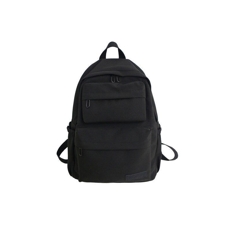Waterproof Nylon Backpack Women Large Schoolbags 30*13*40 CM Yellow Orange Green