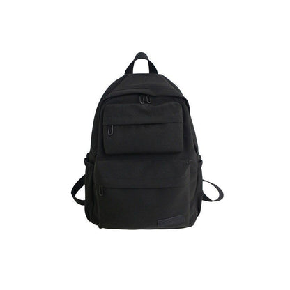 Waterproof Nylon Backpack Women Large Schoolbags 30*13*40 CM Yellow Orange Green