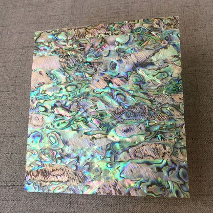 Abalone Shell Sheets Natural Mother Of Pearl Laminate Craft Carved Inlay 14x12cm