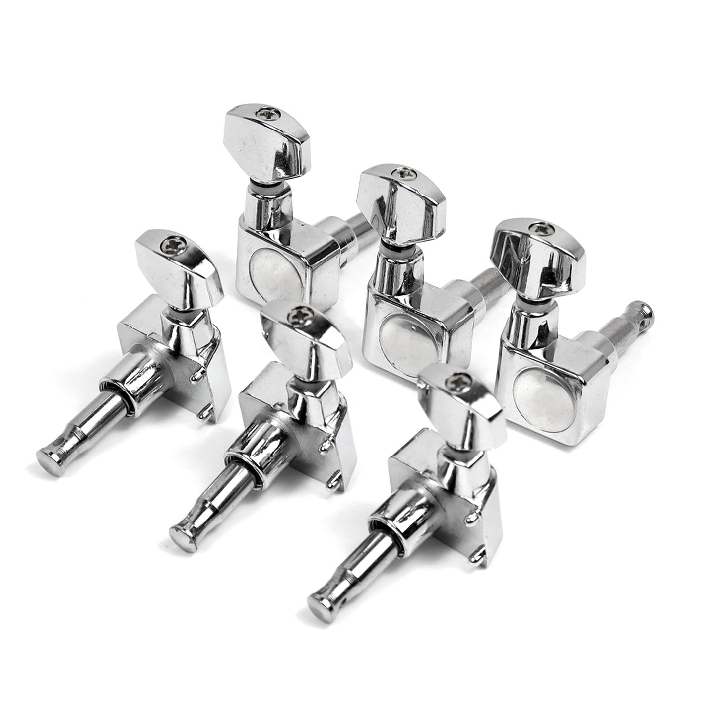 6 Right Electric Guitar Tuners Tuning Pegs Keys Metal Heads For Fender ST TL