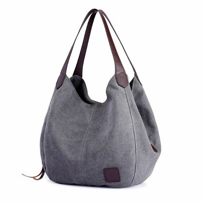 Women Large Canvas Handbag Shoulder Bag Travel Messenger Tote Purse Hobo Bags