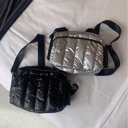 Space Cotton Shoulder Bags For Women Crossbody Down Bag Handbag