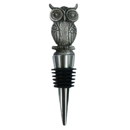 Wine Stoppers Animal Flamingo Octopus Mermaid Owl Bottle Cork 10-11cm Metal Zinc