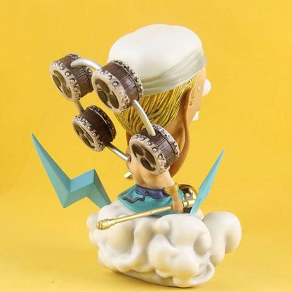 Anime One Piece Thor Enel PVC Action Figure Small Statue Model Dolls Kids Toys