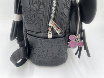 Disney Mini Backpack Christmas Spider Mickey Glow in the Dark Loungefly Bag