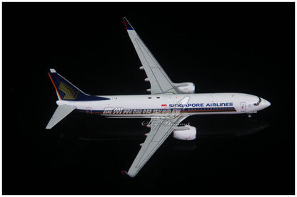 1:400 JC Wings SINGAPORE AIRLINES BOEING 737-800 Passenger Plane Diecast Model