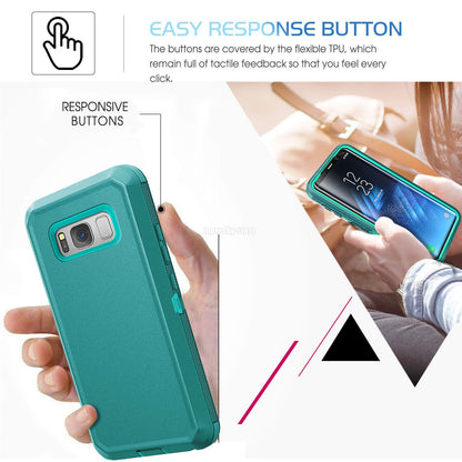 For Samsung Galaxy S8/S8 Plus Protective 3in1 Rugged Heavy Duty Case Cover