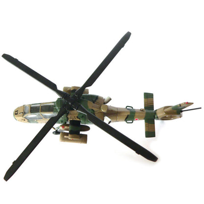 1/100 Scale Diecast Alloy JGSDF OH-1 Ninja Helicopter Aircraft Model Toy Gift