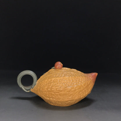 Chinese Yixing Zisha Clay Handmade Exquisite Teapot （苦尽甘来 底款：如图）