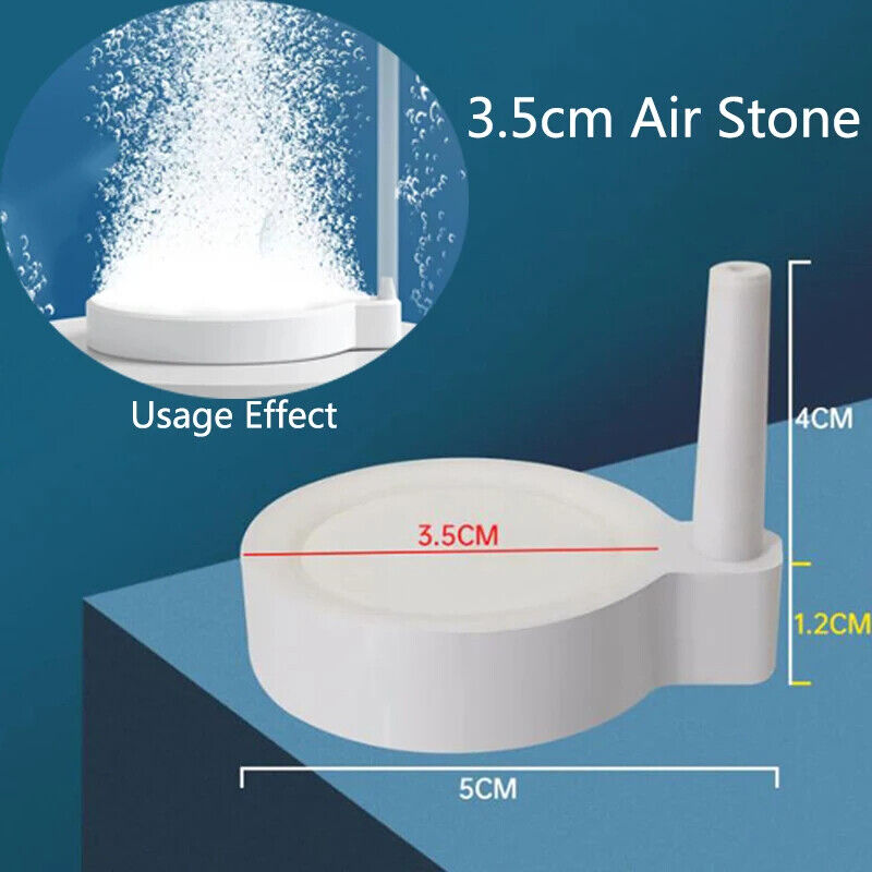 Aquarium Accessories 35 50 80mm Oxygen Aerator Increasing Air Bubble Stone Tools