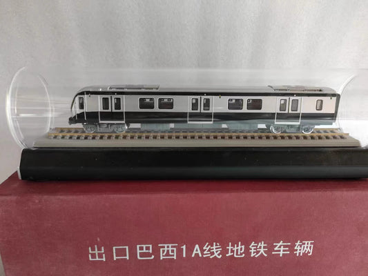 1:87 Brazil Line 1A Subway Vehicles Metro Passenger Train Railways Diecast Model