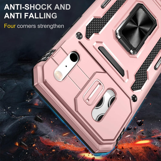 Phone Case Compatible with Iphone 17 Pro Max Case with Slide Camera Lens Cover &