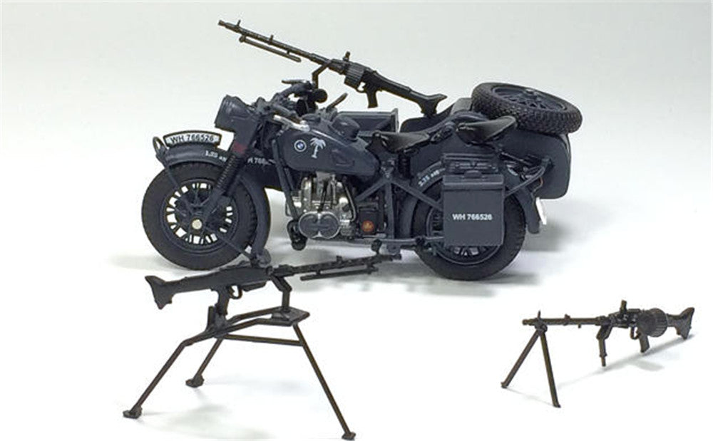 atlas R75 for BMW Motorcycle Grey with gun 1/24 FINISHED MODEL Motorcycle