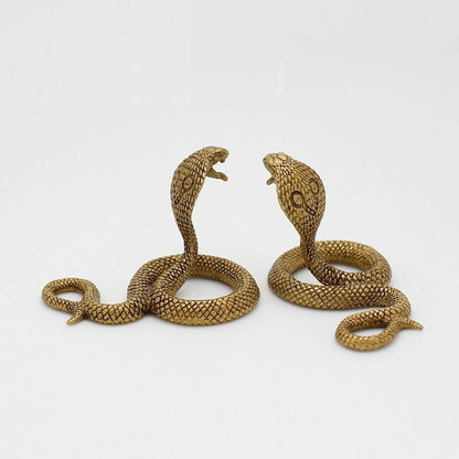 Zodiac Snake Ornaments Pure Copper Cobra Exquisite Boutique Brass
