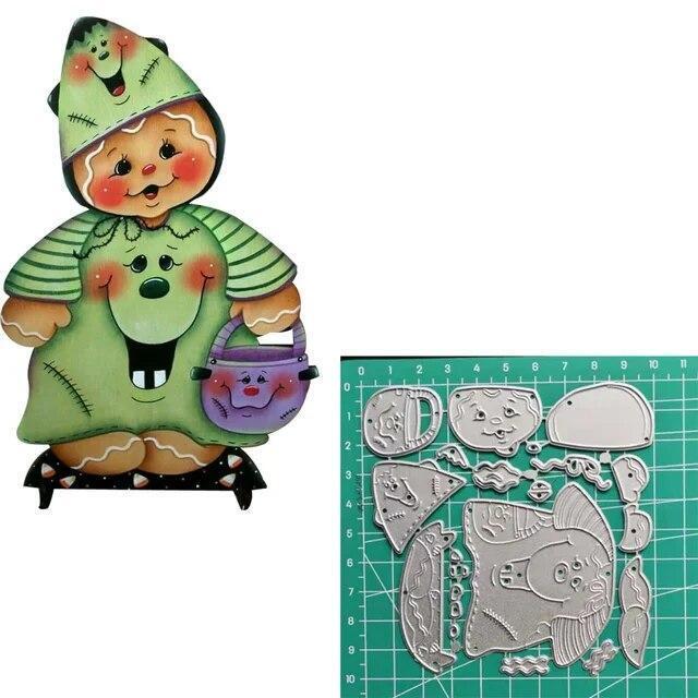 Cutting Dies Gingerbread Layering Dies Craft Scrapbooking Card Making