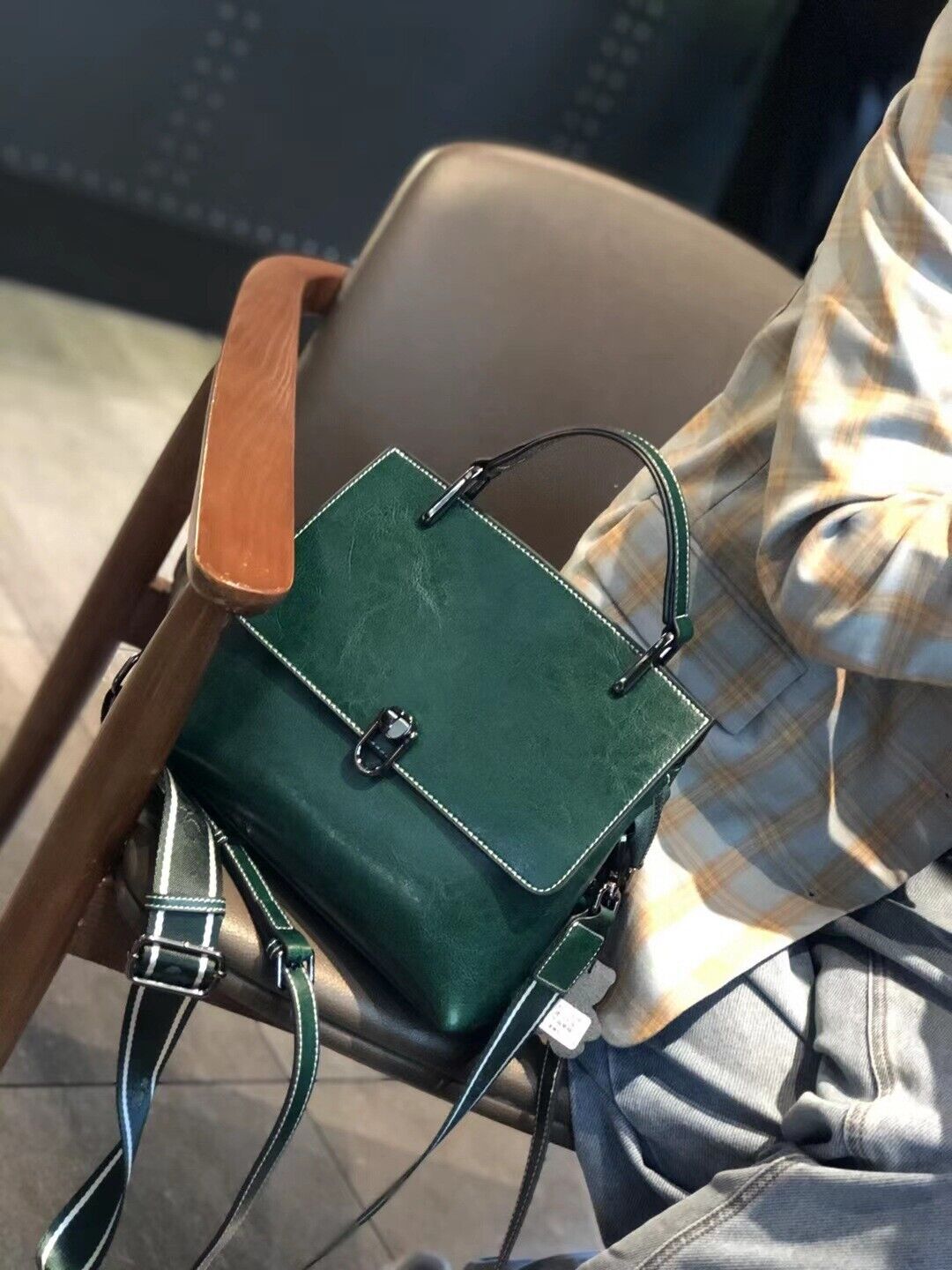 Women's Handbag Genuine Leather Hobo Satchels Tote Crossbody Shoulder Bag Purse