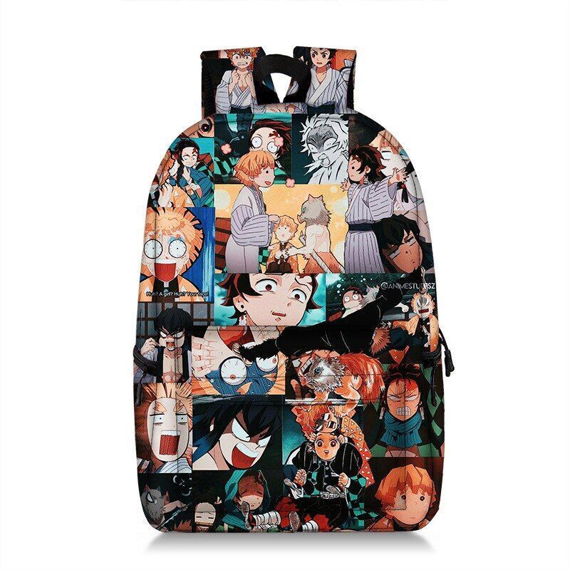 Backpack Waterproof Student School Bag Bookbag Cosplay Travel Fashion Red Purple