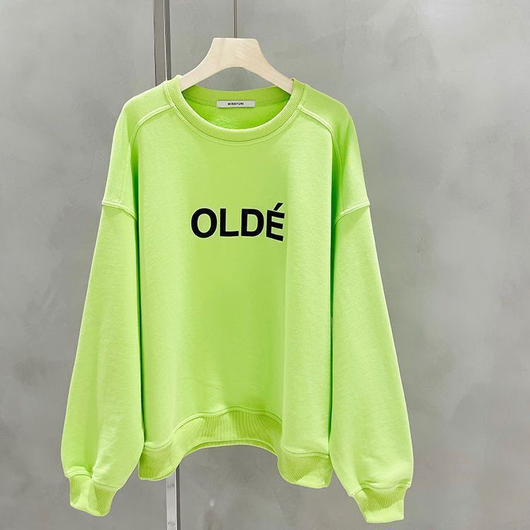 Sweatshirt Bag O-neck Pullover Hoodies Long- Sleeve Tops Lady Sweatshirts