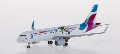 1:400 AeroClassics Eurowings Holidays Airbus A320 Passenger Plane Diecast Model