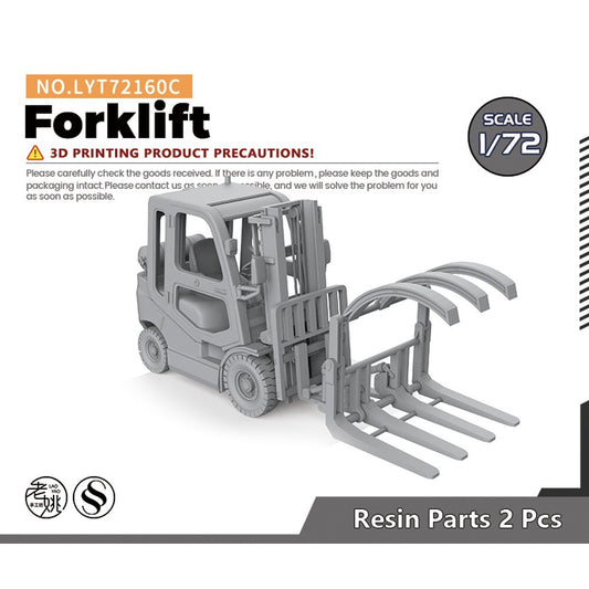 Yao's Studio LYT72160C 1/72 Forklift Model Railroads Display