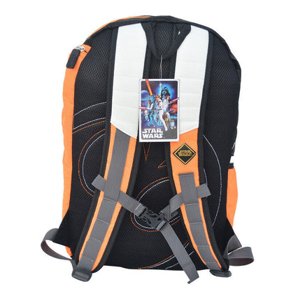 Star Wars Laptop Backpack Rebel Alliance Icon TV Movie Orange Logo Schoolbag