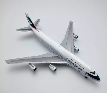 1:400 YY Wings CATHAY PACIFIC BOEING 747-300 Passenger Airplane Diecast Model