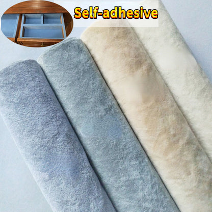 Self Adhesive Ice Velvet Fabric Flocking Liner DIY Car Interior Craft Sticker