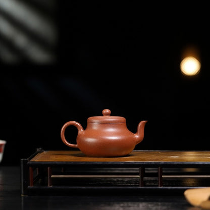 True Yixing Zisha Jiangpo Clay Teapot 180ml Chinese Kungfu Pot On Sales Handmade